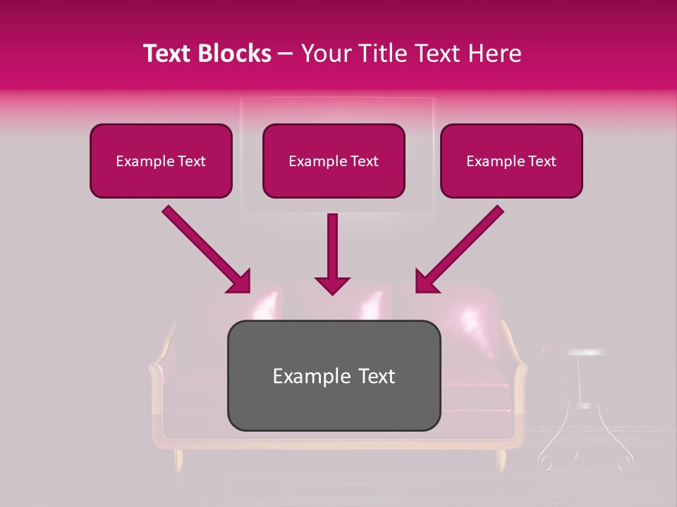 Divan Inside Grunge PowerPoint Template
