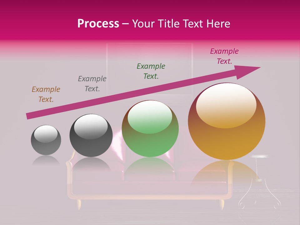 Divan Inside Grunge PowerPoint Template