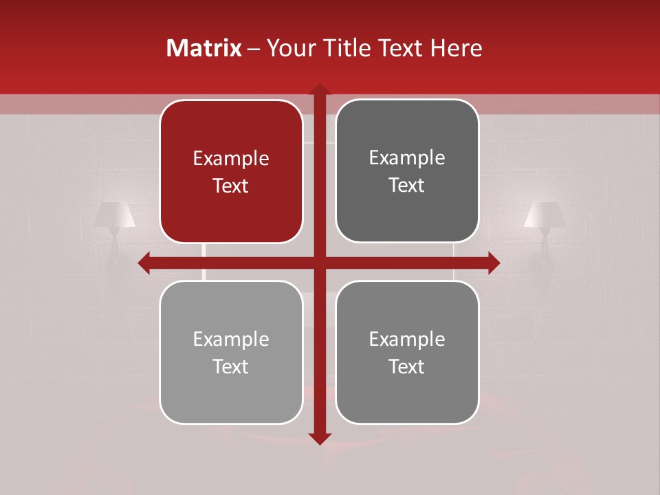 Red Couch PowerPoint Template