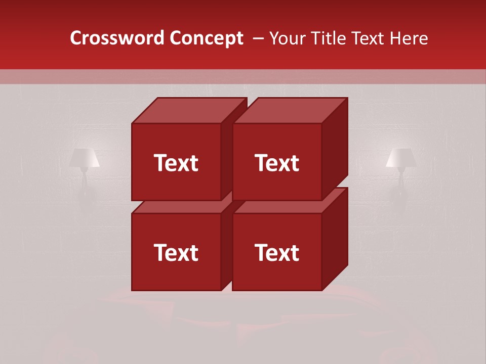 Red Couch PowerPoint Template