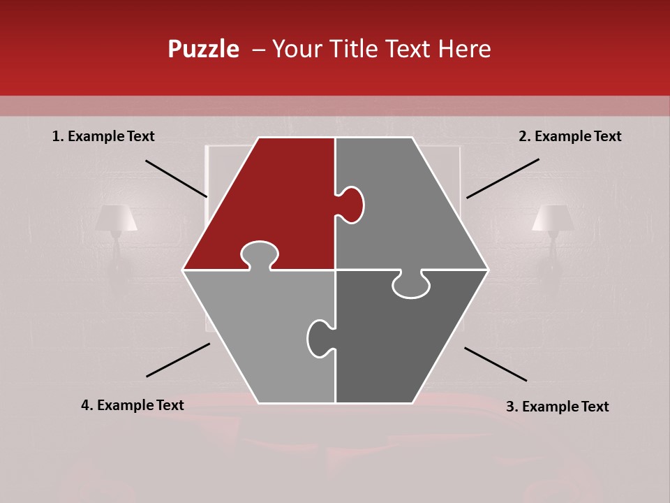 Red Couch PowerPoint Template