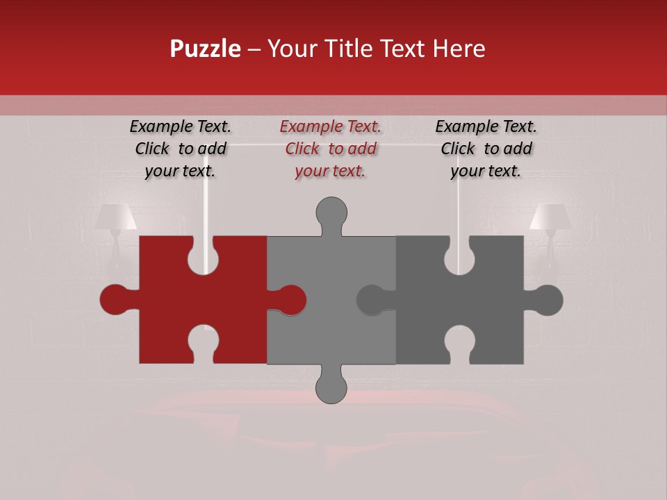 Red Couch PowerPoint Template