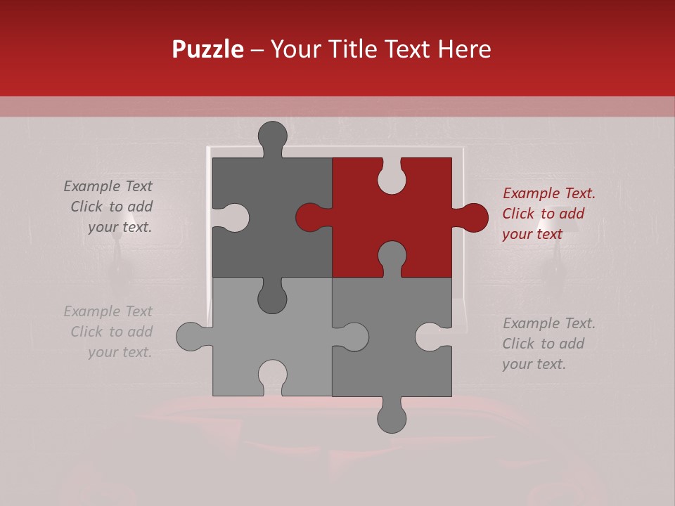 Red Couch PowerPoint Template