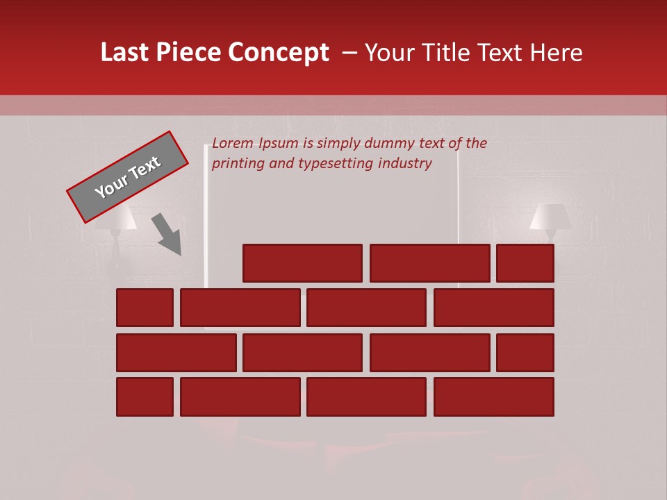 Red Couch PowerPoint Template