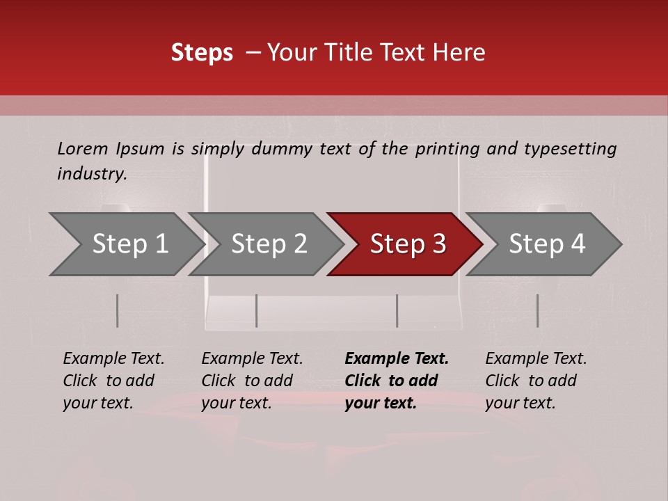 Red Couch PowerPoint Template