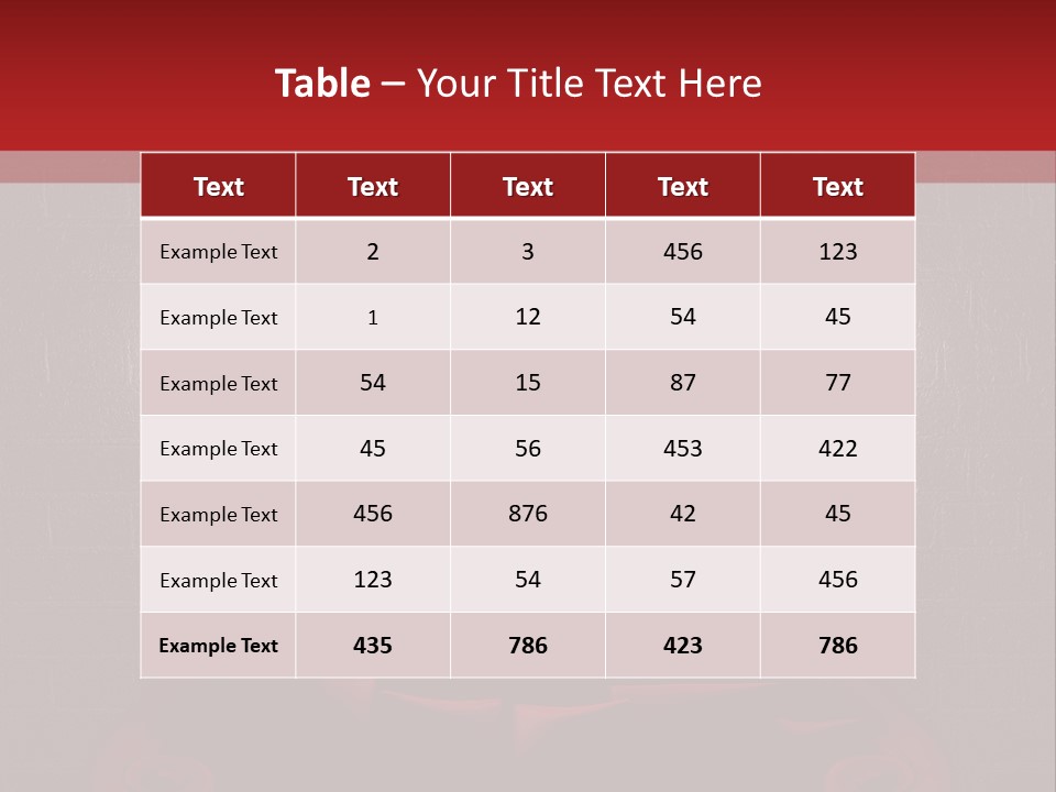 Red Couch PowerPoint Template