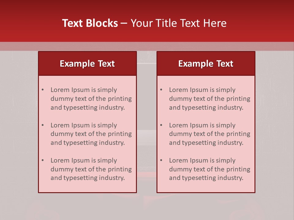 Red Couch PowerPoint Template