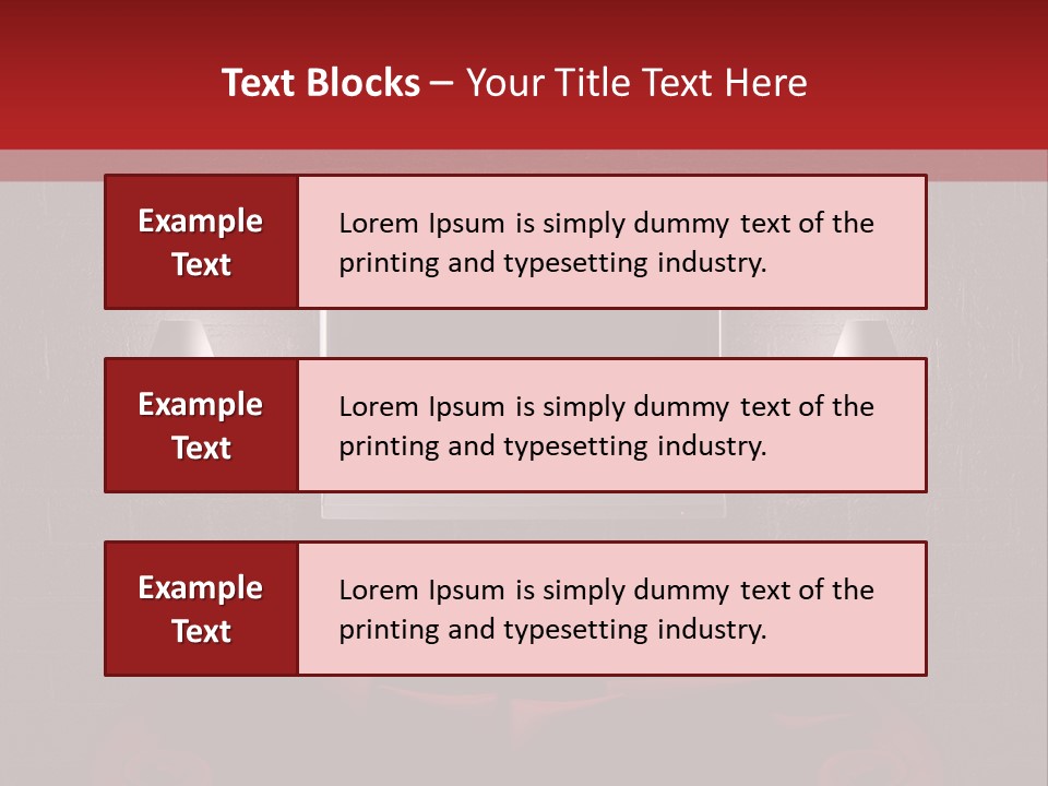 Red Couch PowerPoint Template
