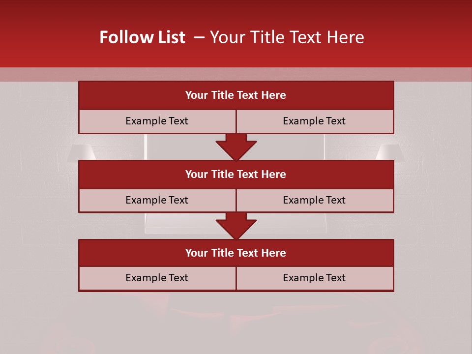 Red Couch PowerPoint Template