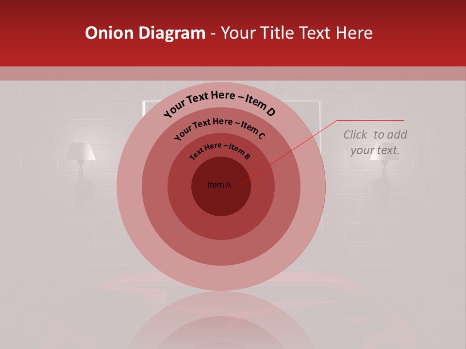 Red Couch PowerPoint Template