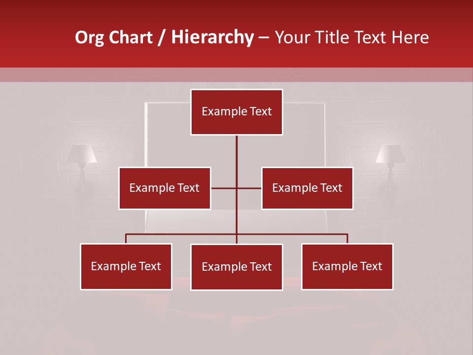 Red Couch PowerPoint Template