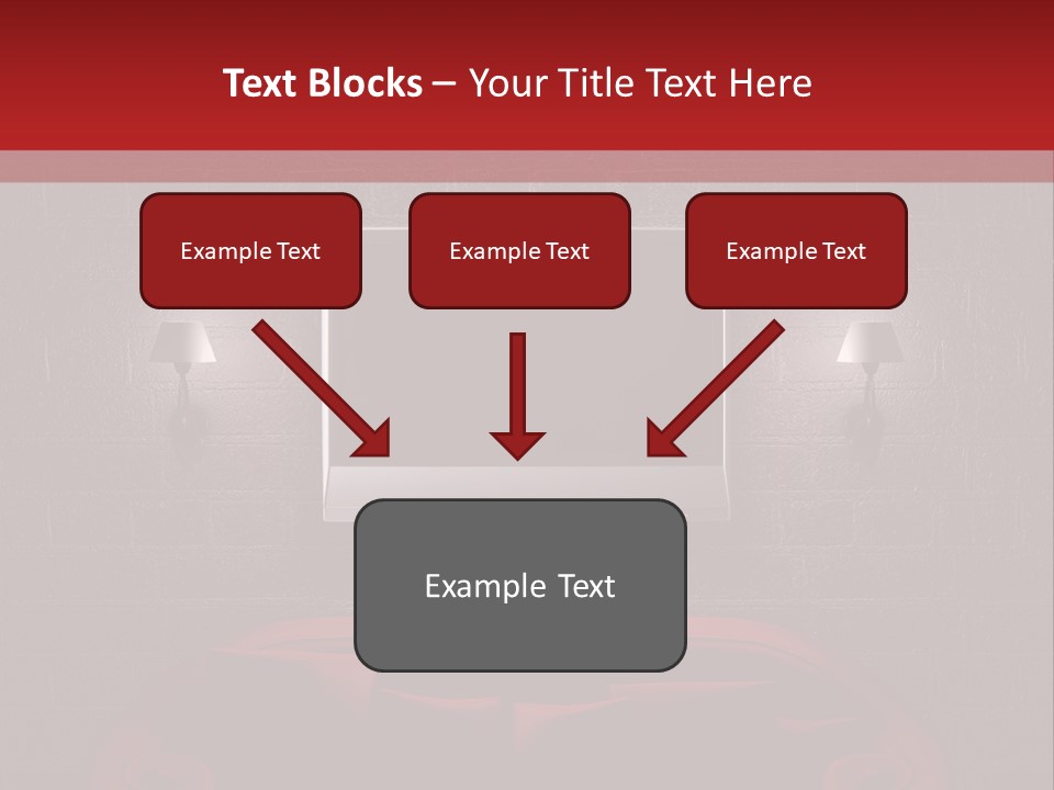 Red Couch PowerPoint Template