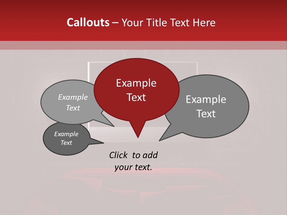 Red Couch PowerPoint Template