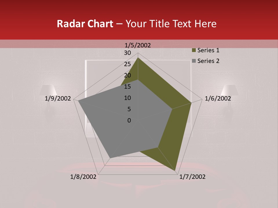 Red Couch PowerPoint Template