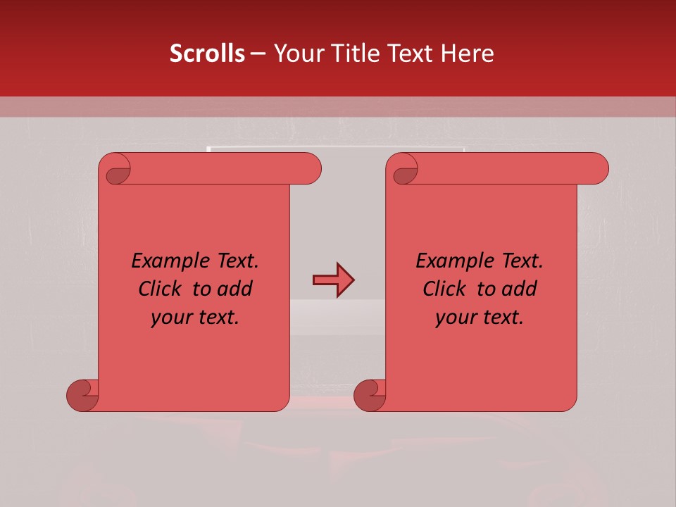 Red Couch PowerPoint Template