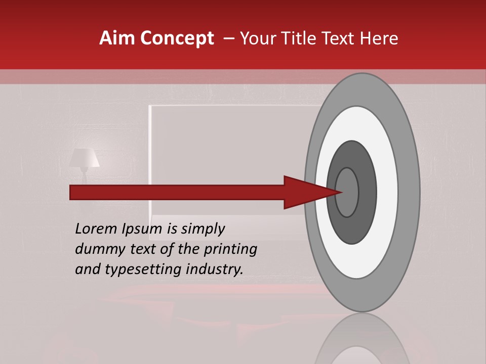 Red Couch PowerPoint Template