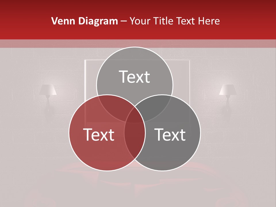 Red Couch PowerPoint Template