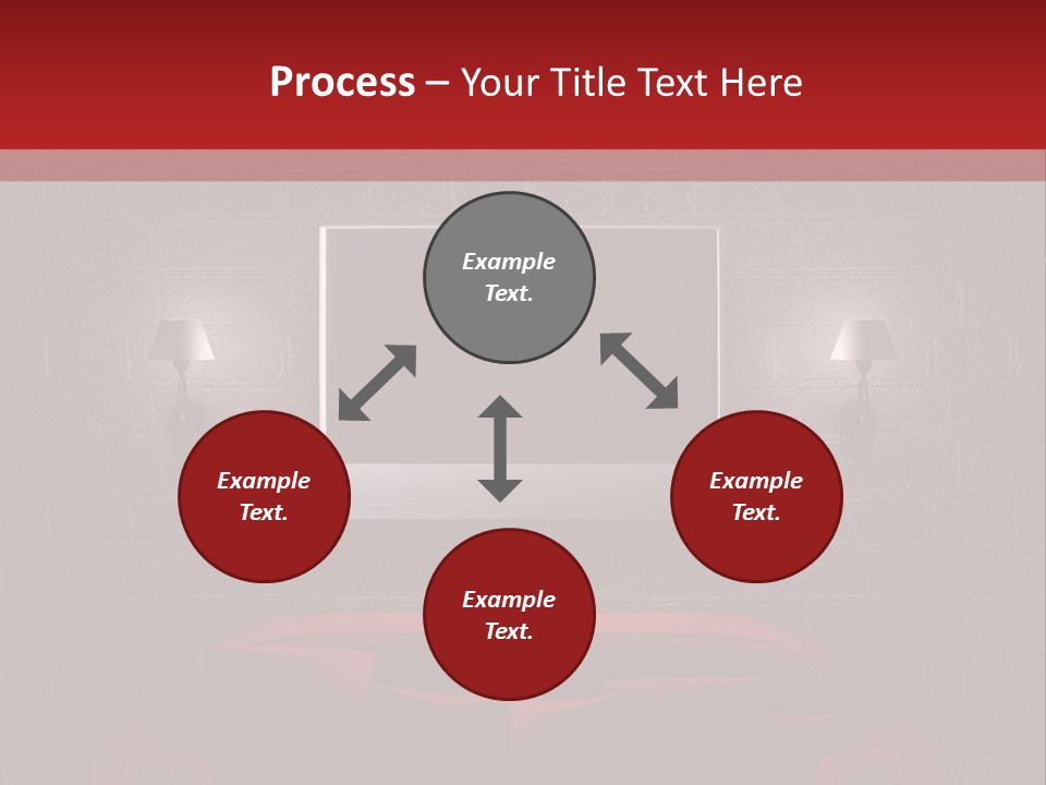 Red Couch PowerPoint Template