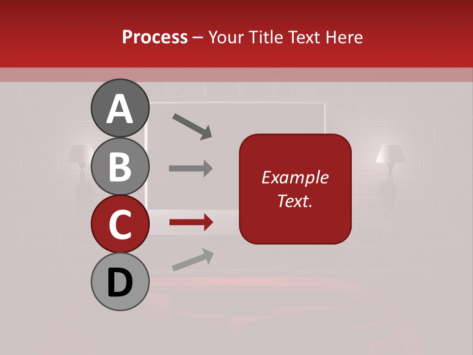 Red Couch PowerPoint Template