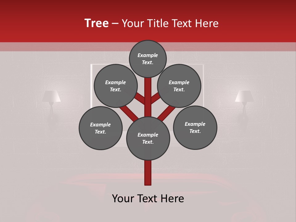 Red Couch PowerPoint Template