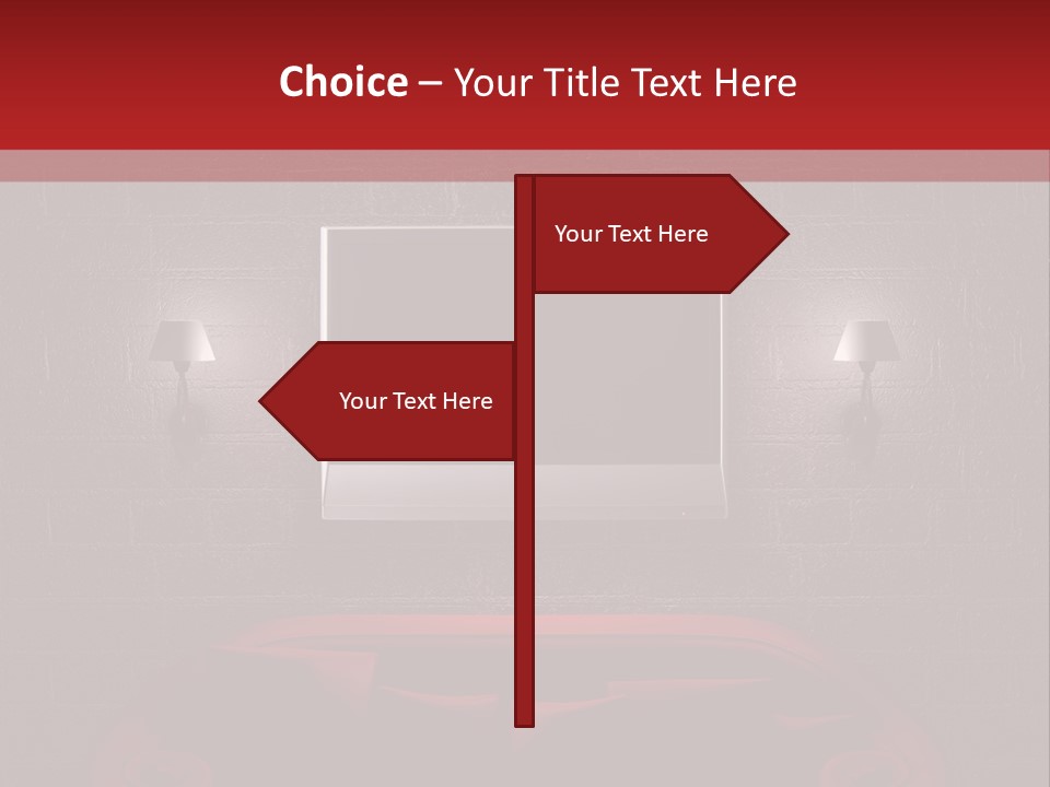 Red Couch PowerPoint Template