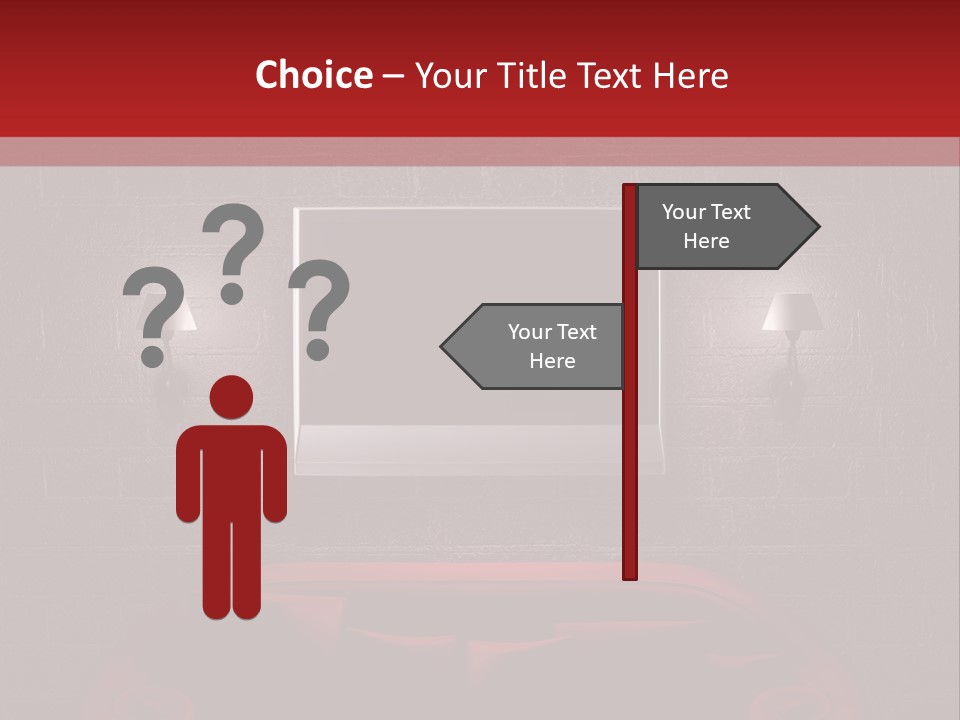 Red Couch PowerPoint Template