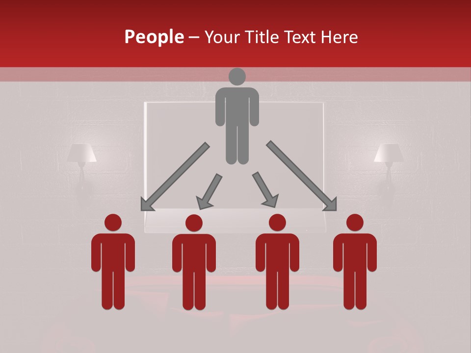 Red Couch PowerPoint Template