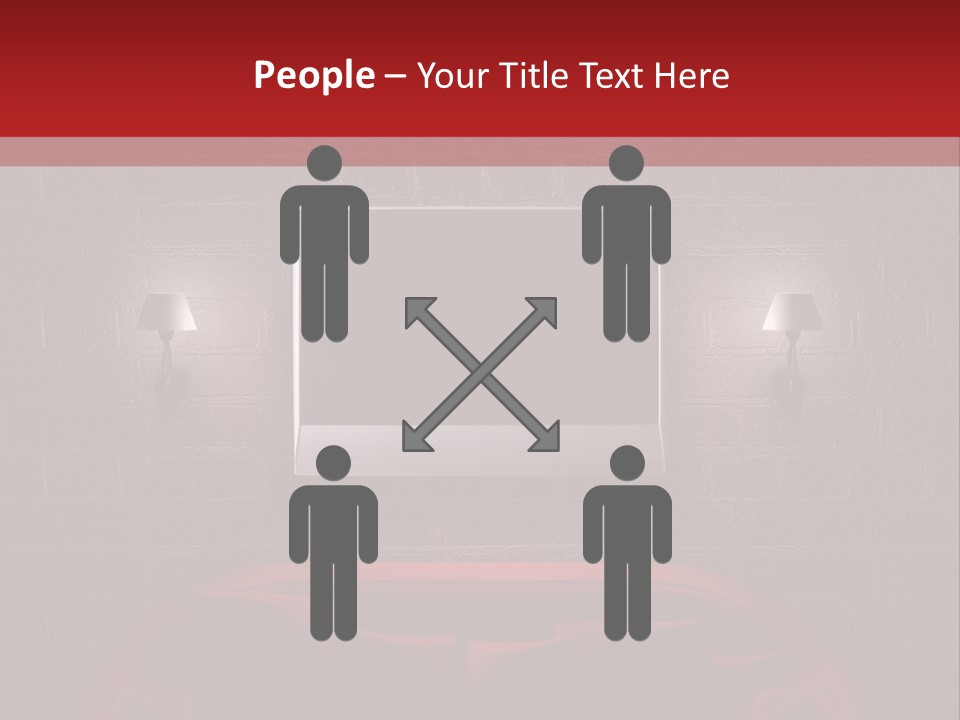 Red Couch PowerPoint Template