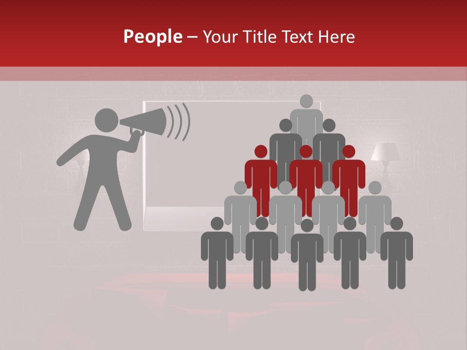 Red Couch PowerPoint Template