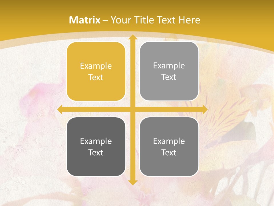 Water Style Very PowerPoint Template