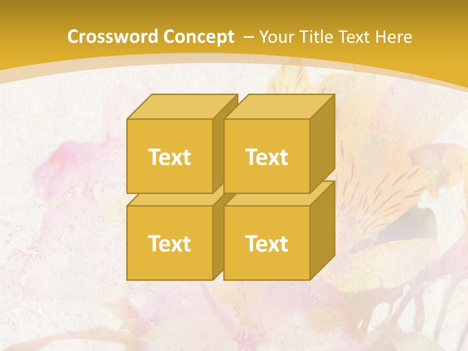 Water Style Very PowerPoint Template