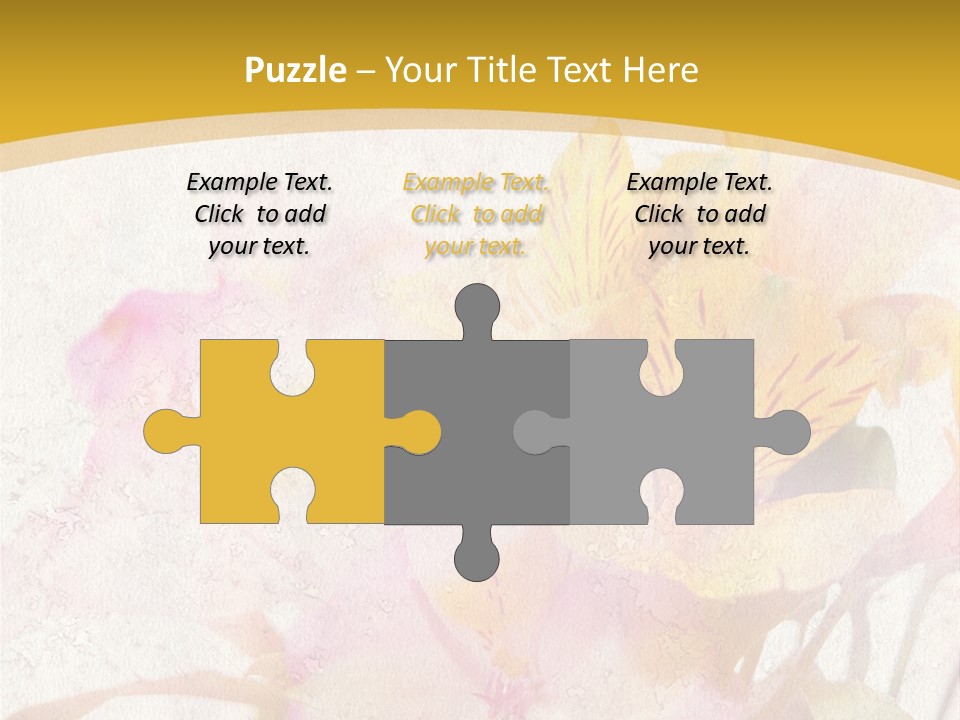 Water Style Very PowerPoint Template