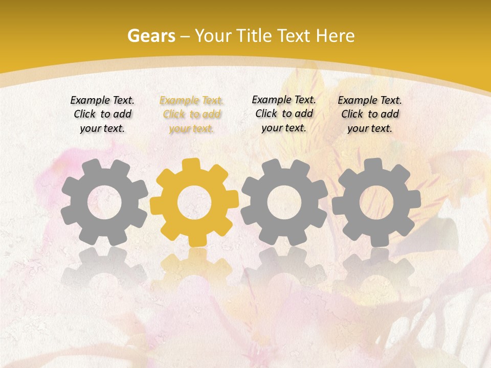 Water Style Very PowerPoint Template