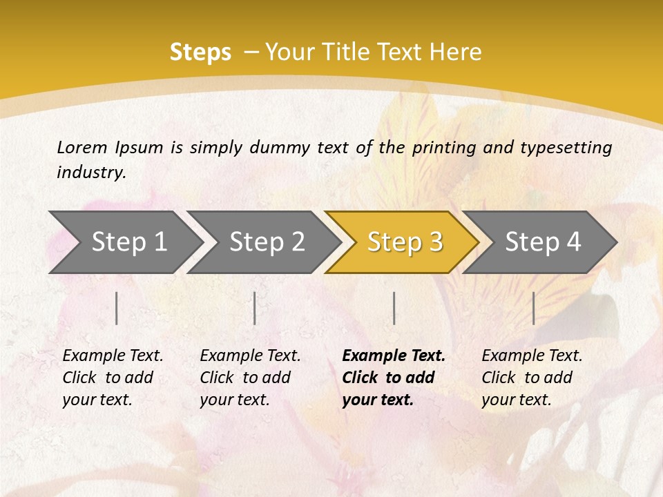 Water Style Very PowerPoint Template