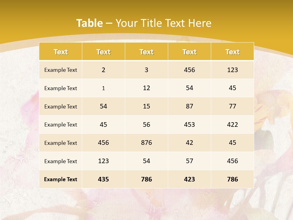 Water Style Very PowerPoint Template