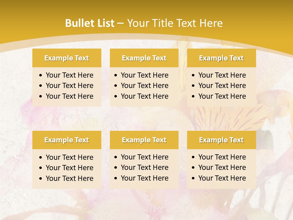 Water Style Very PowerPoint Template