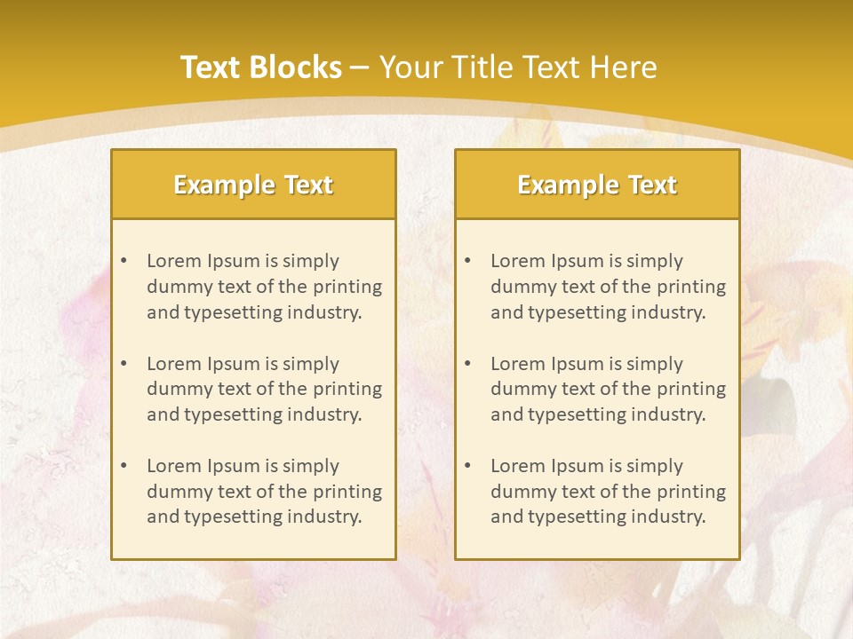 Water Style Very PowerPoint Template