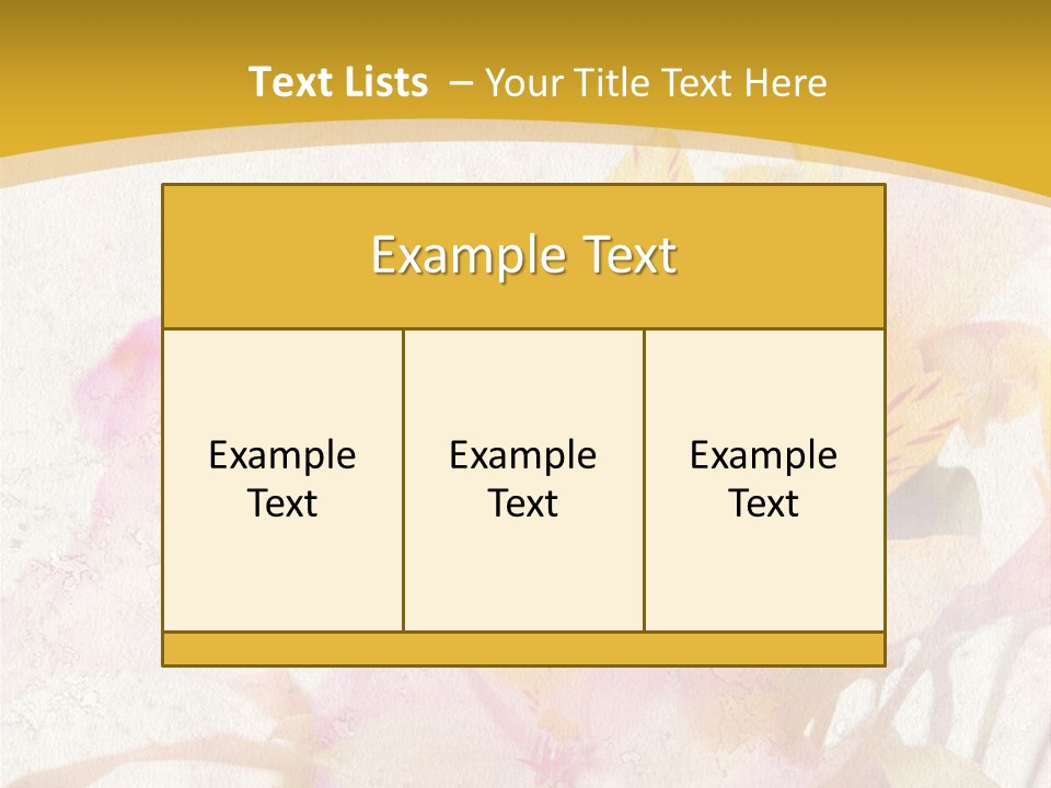 Water Style Very PowerPoint Template