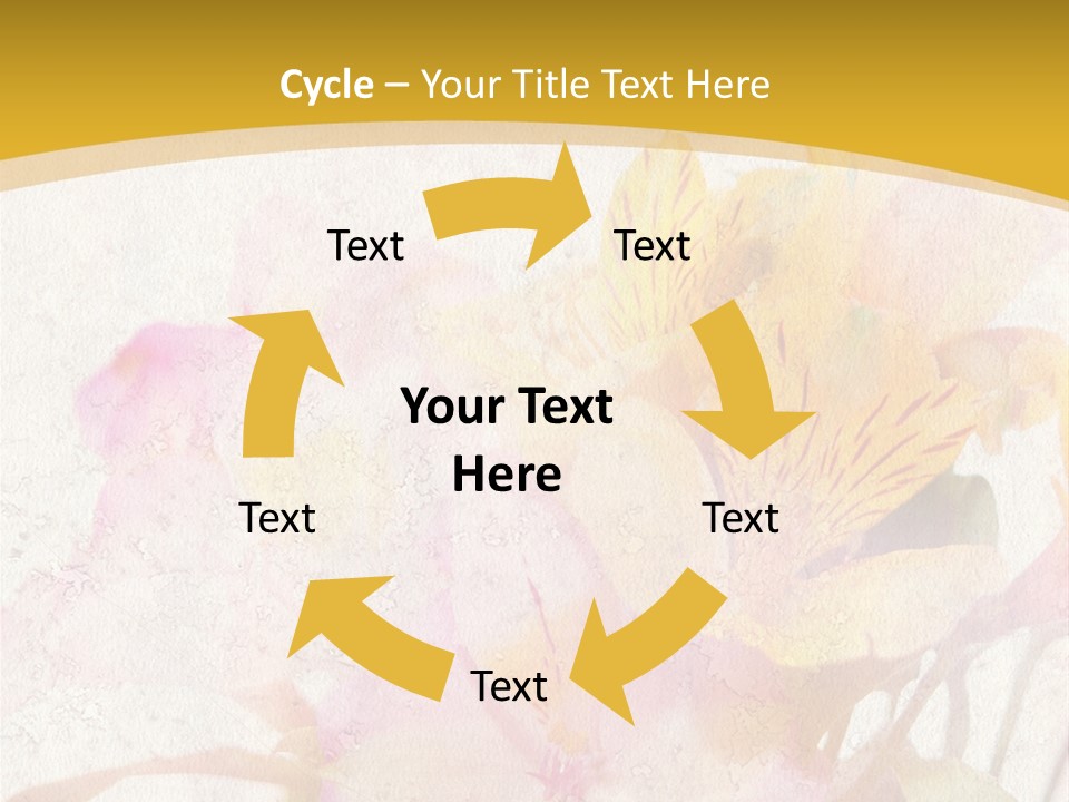Water Style Very PowerPoint Template