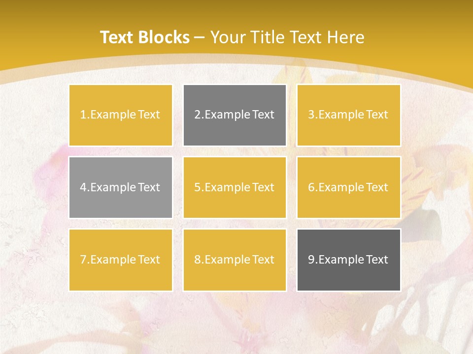 Water Style Very PowerPoint Template