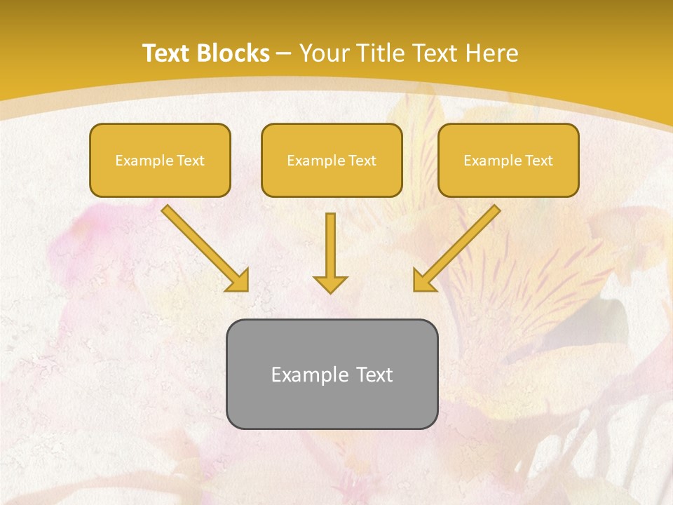 Water Style Very PowerPoint Template