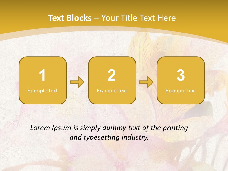 Water Style Very PowerPoint Template