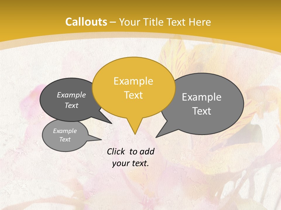 Water Style Very PowerPoint Template