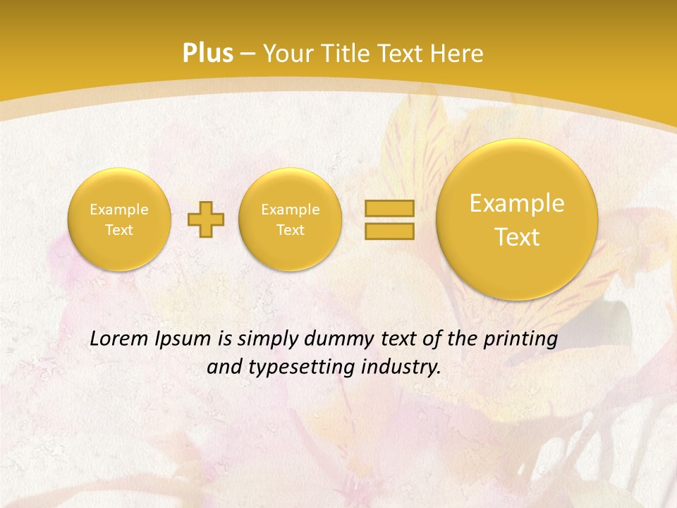 Water Style Very PowerPoint Template