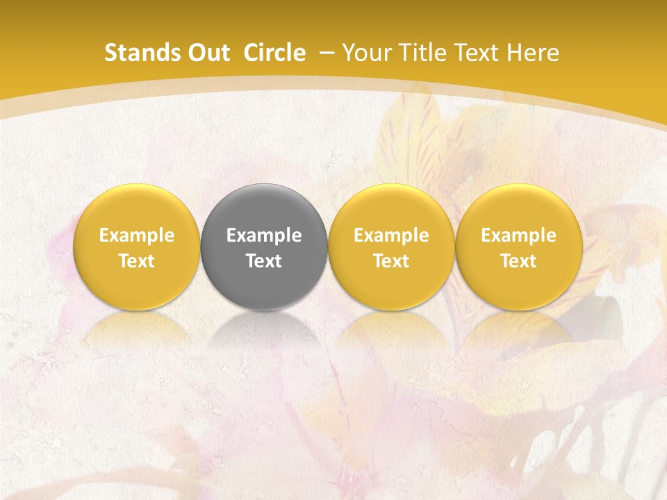 Water Style Very PowerPoint Template