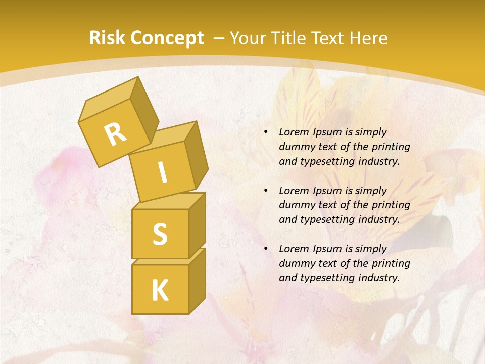 Water Style Very PowerPoint Template