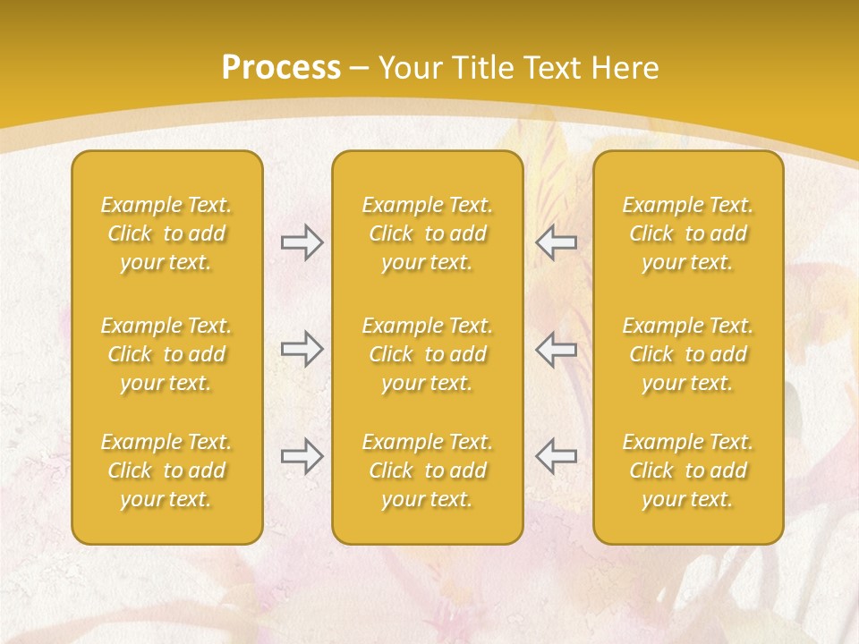 Water Style Very PowerPoint Template