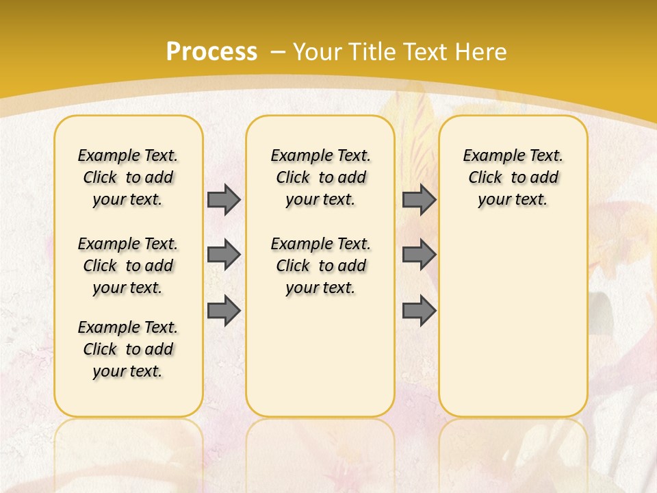 Water Style Very PowerPoint Template