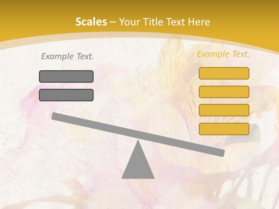 Water Style Very PowerPoint Template