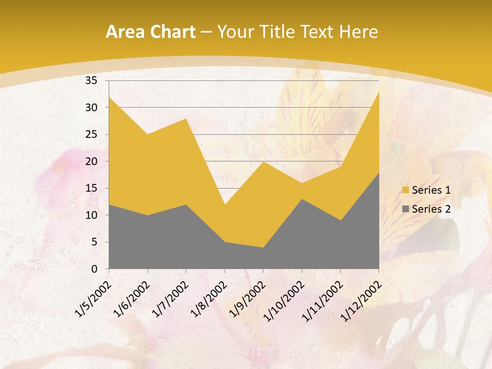 Water Style Very PowerPoint Template